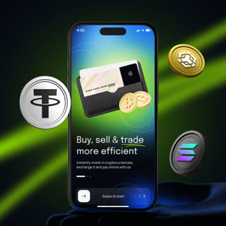 Block Kapitek Trading-Plattform-Ansicht auf einem mobilen Endgerät